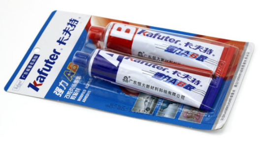 Клейдвухкомпонентный(жидкаясварка)дляремонтателефона,проклейкитачскринов,страз,модулей,прозрачныйэпоксидныйKafuterK-8818белый70грамм