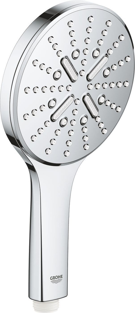 Лейка душевая Grohe Rainshower SmartActive 130, 3 режима, 26574000, серебристый  #1