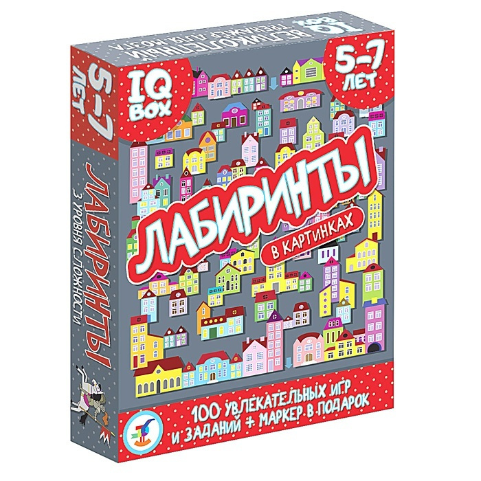 Набор игр Дрофа Лабиринты, 5-7 лет IQ Box #1