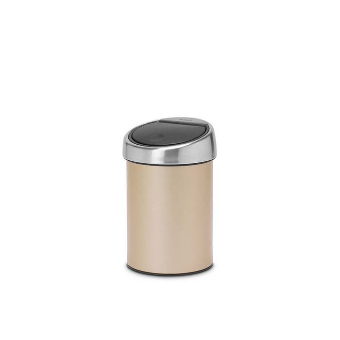 Бак мусорный Brabantia "Touch Bin" шампань 3л 304668 #1