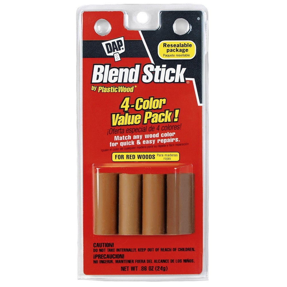 DAP Реставрационный набор карандашей для дерева Blend Stick (красное дерево), 24 г  #1
