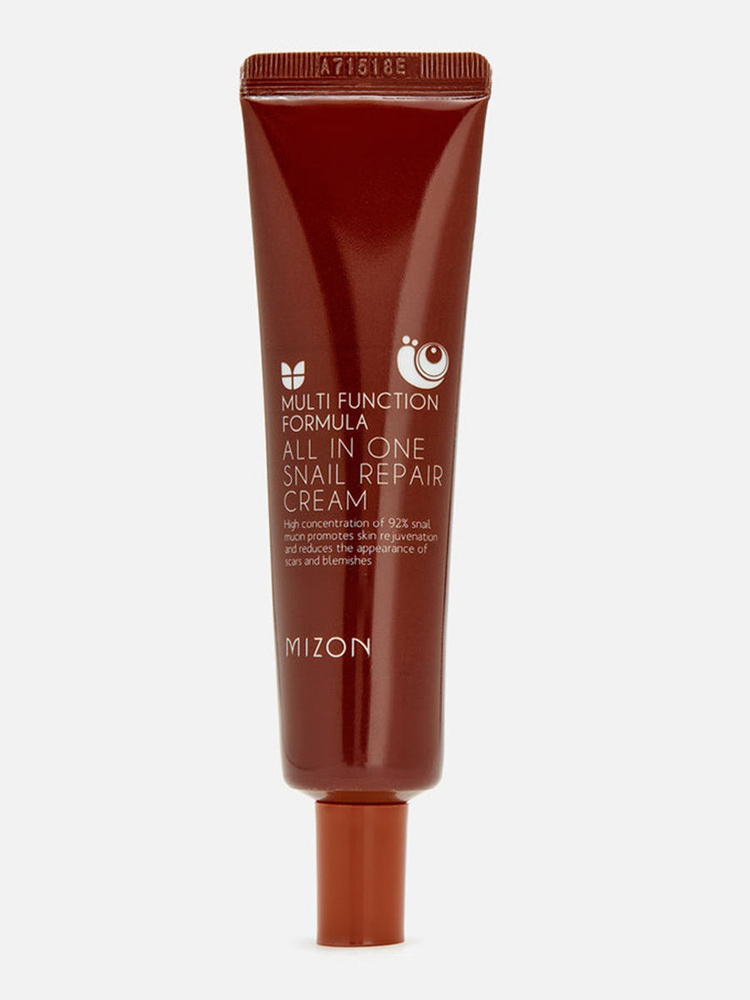 Mizon Крем для лица 92% экстракт улитки для проблемной кожи All In One Snail Repair Cream Tube туба, #1