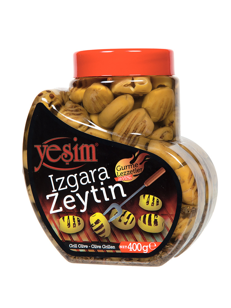 Турецкие оливки гриль Gemlik обжаренные на гриле со специями, без ...
