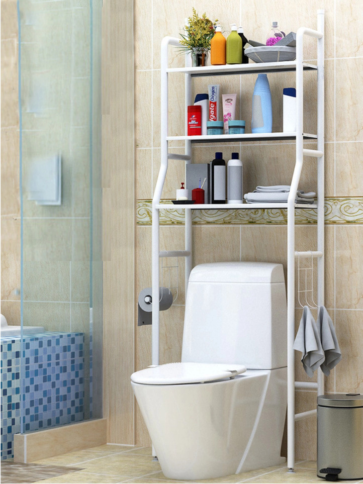 COSTWAY Шкаф навесной для ванной,, 50х25х160 см, Универсальный #1