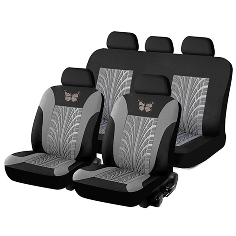 Arc Indentation Butterfly Universal Auto Seat Cover Ткань AntiDust
