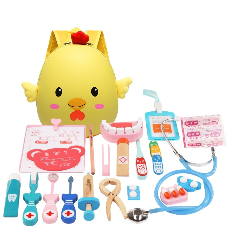 Детский игровой набор Доктор Терапевт Стоматолог с рюкзаком и инструментами  #1