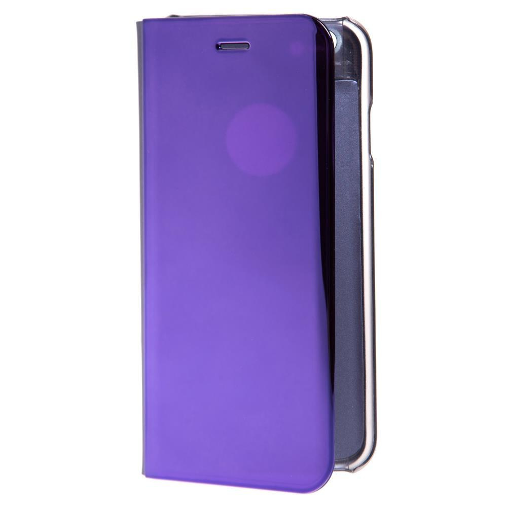 Чехол-книжка с функцией умной обложки GSMIN Mirror Case для Xiaomi Poco X3 (Фиолетовый)  #1
