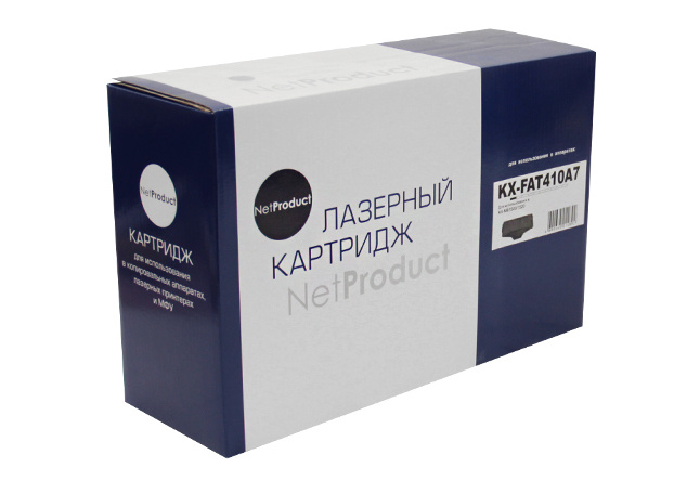 Картридж лазерный NetProduct KX-FAT410A7 для Panasonic KX-MB1500/1520, черный  #1