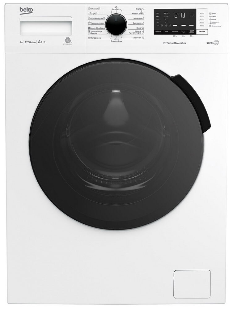 Beko Стиральная машина RSPE78612W, белый, черный #1