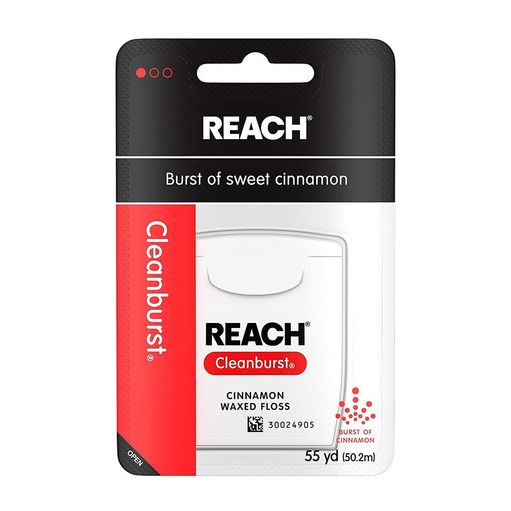 Reach Cleanburst, зубная нить, аромат корицы 50,2м #1