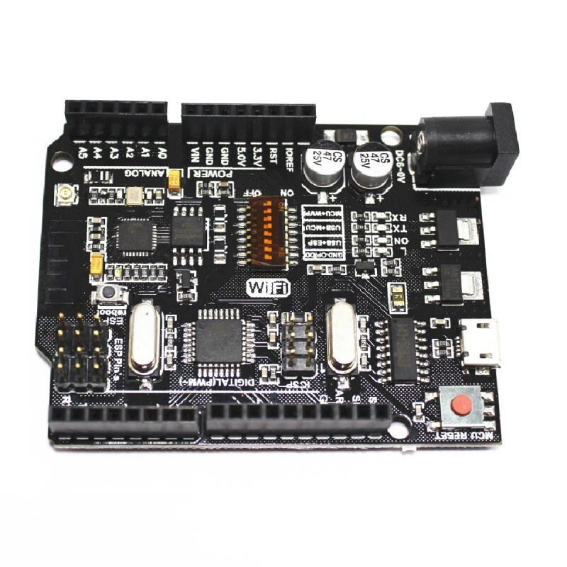 Контроллер Arduino UNO + WiFi ESP8266 (micro usb) #1