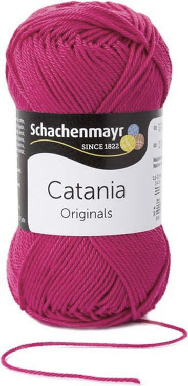 Пряжа для вязания Schachenmayr Originals Catania, клубничный (00258), 125 м, 50 г, 3 шт  #1