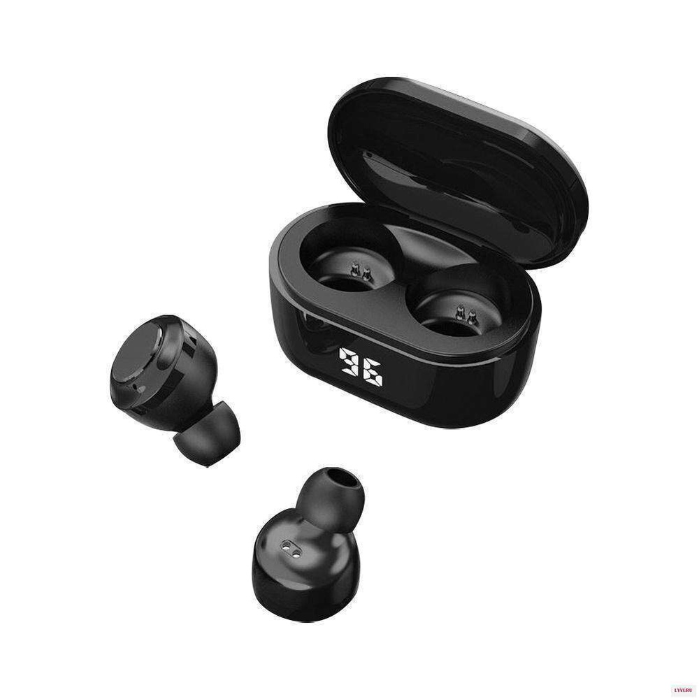 Беспроводные наушники TWS Bluetooth 5.0 с микрофоном, спортивная, водонепроницаемая  #1