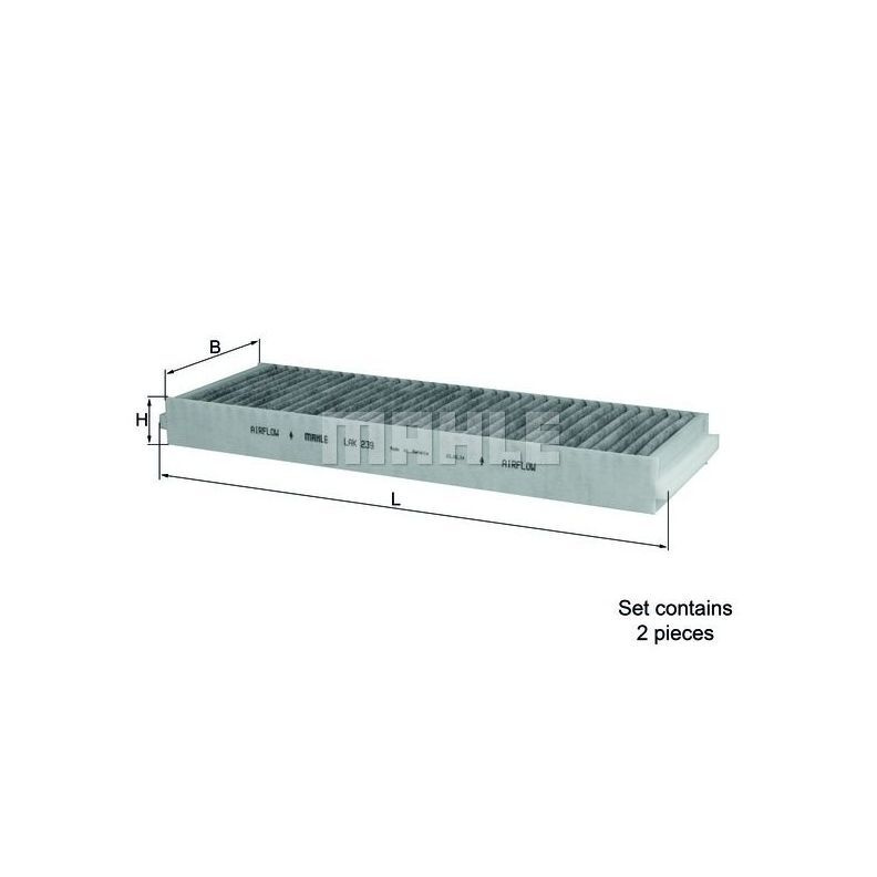 MAHLE Фильтр салонный арт. LAK239S #1
