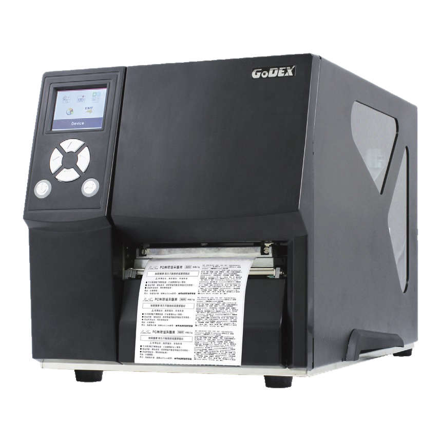 Godex Принтер для наклеек/этикеток термотрансферный ZX430i+, черный  #1