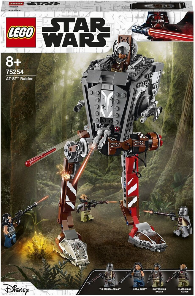 Конструктор LEGO Star Wars Mandalorian Диверсионный AT-ST, 540 деталей, 8+, 75254  #1