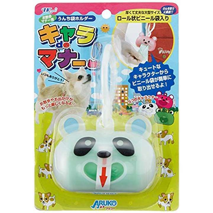 Контейнер для одноразовых пакетов Japan Premium Pet для прогулки с собаками, в виде панды  #1