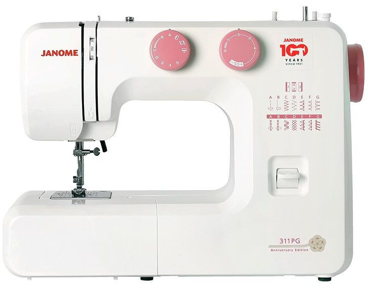 Швейная машина Janome 311PG белый/розовый #1