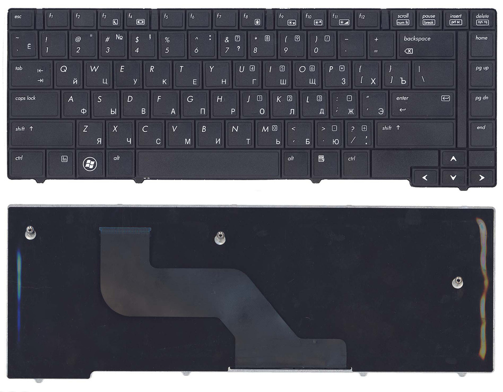 Клавиатура для ноутбука HP EliteBook 8440P 8440W черная #1