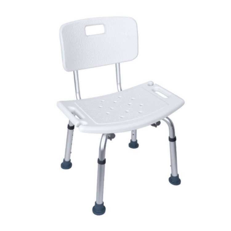 Стул для ванны и душа со спинкой, стул для купания инвалидов, пожилых, беременных  #1