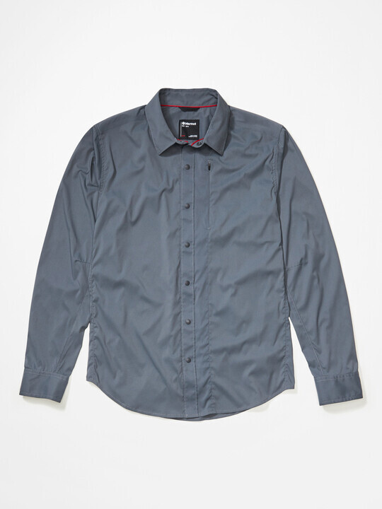 Рубашка Marmot Рубашка мужская Runyon LS, Steel Onyx, XL #1