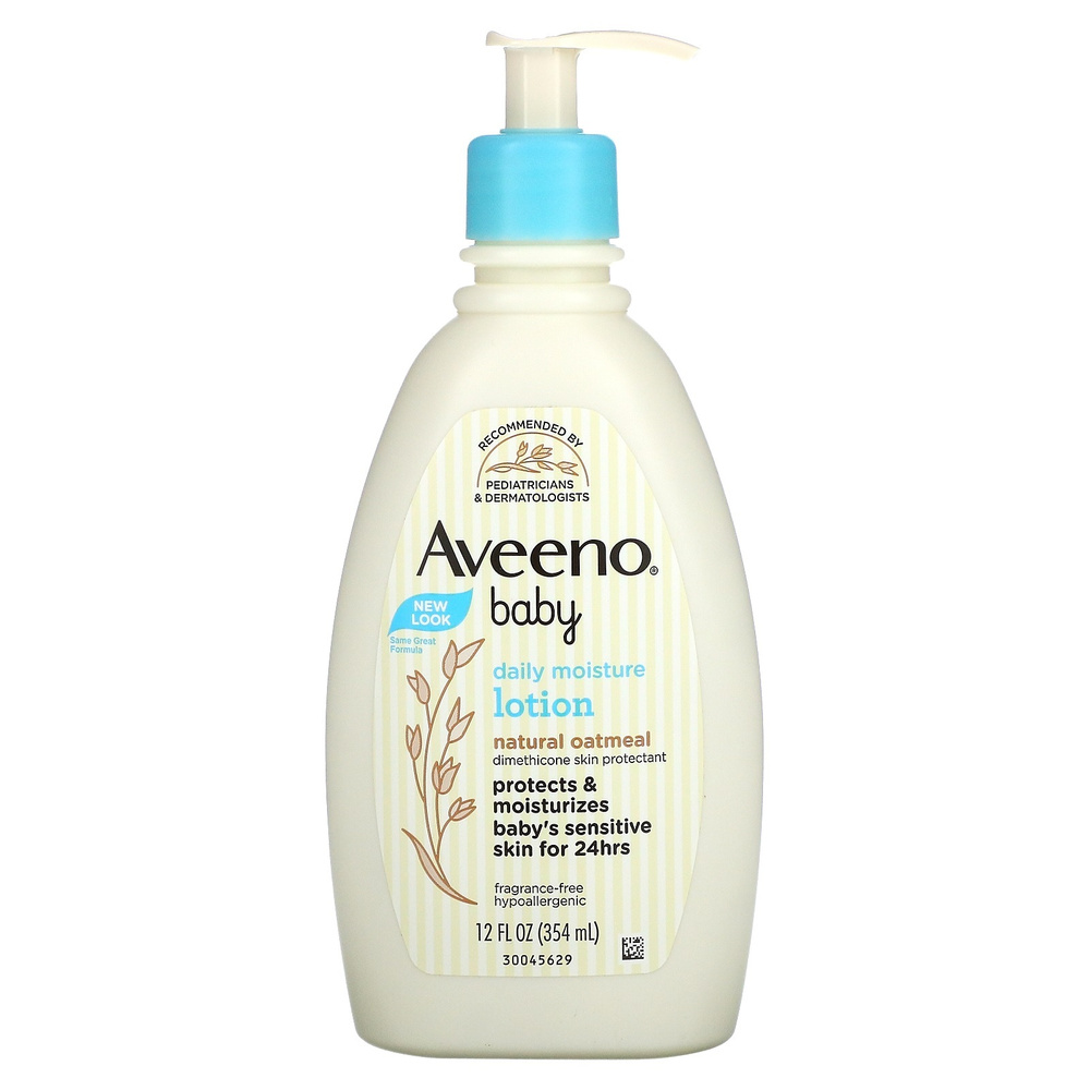 Aveeno Baby, Увлажняющий Лосьон для ежедневного применения, Без отдушки, 354 мл  #1