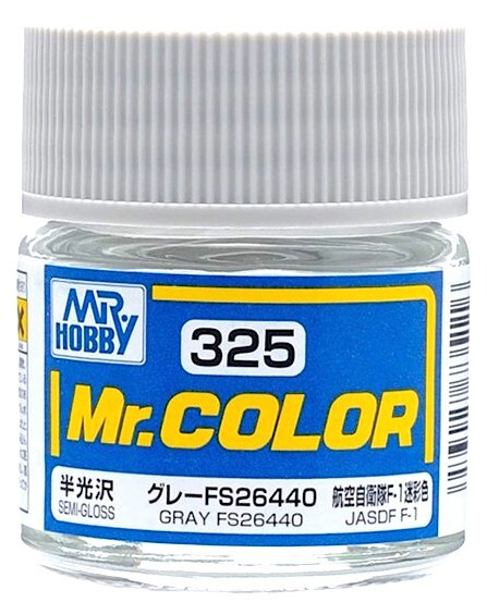 Mr.Color Краска эмалевая цвет Gray FS26440 (JASDF F-1), Серый полуматовый, 10мл  #1