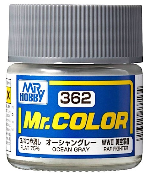 Mr.Color Краска эмалевая цвет Ocean Gray BS629 (RAF Fighter), 75% матовый, 10мл  #1