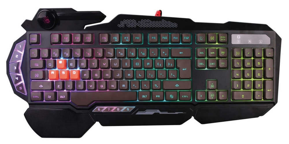 A4Tech Игровая клавиатура проводная Bloody B314, (LK Light Strike Black), черный  #1