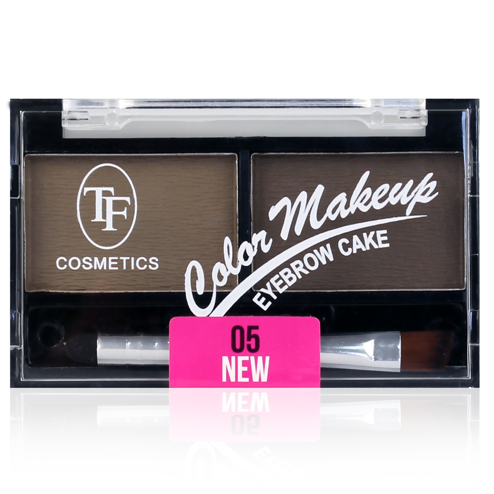 TF cosmetics Тени для бровей Набор для коррекции бровей Eyebrow Cake, тон 05 Grey brown/Серо-коричневая #1
