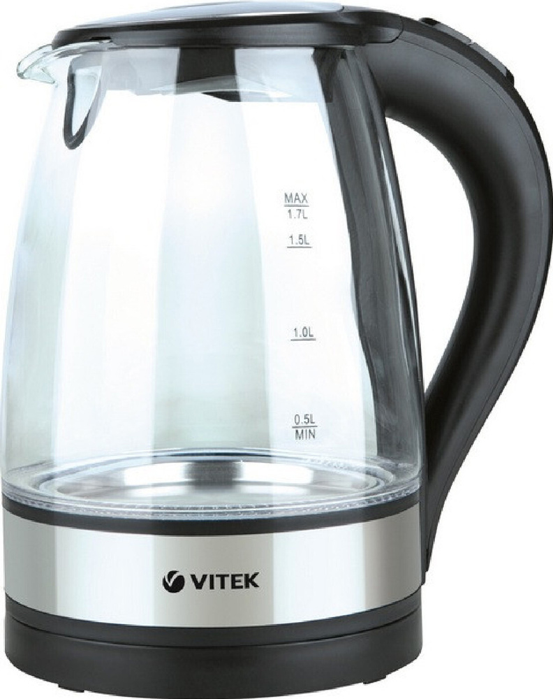 VITEK Электрический чайник VT-7008, серебристый #1