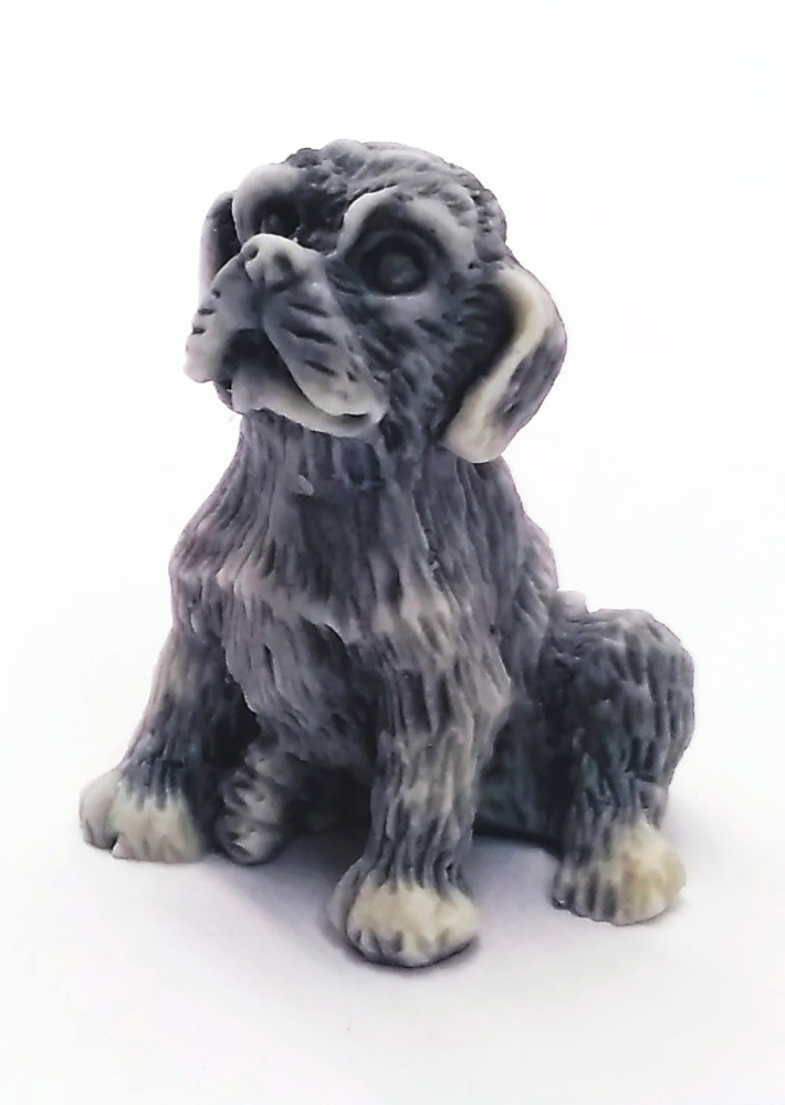 Статуэтка фигурка Собака 3,5см мраморная крошка #1
