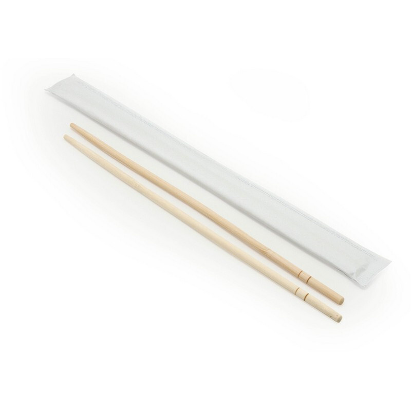 Палочки для суши бамбук в инд. бумаж. уп, 23см, круглые, 100шт/уп (401-863)  #1