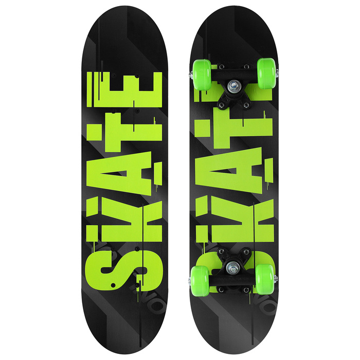 Скейтборд подростковый SKATE 62х16 см, колёса PVC d-50 мм #1