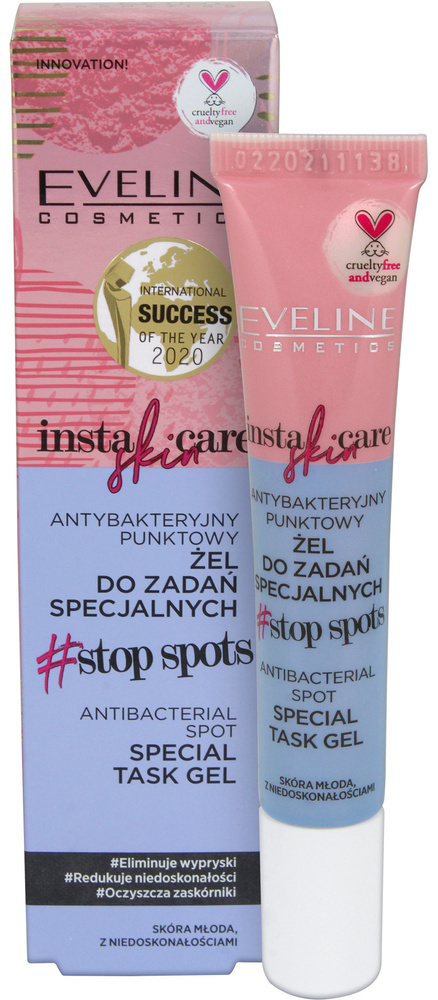 Eveline Cosmetics INSTA SKIN CARE Антибактериальный точечный гель мгновенного действия, 20 мл  #1