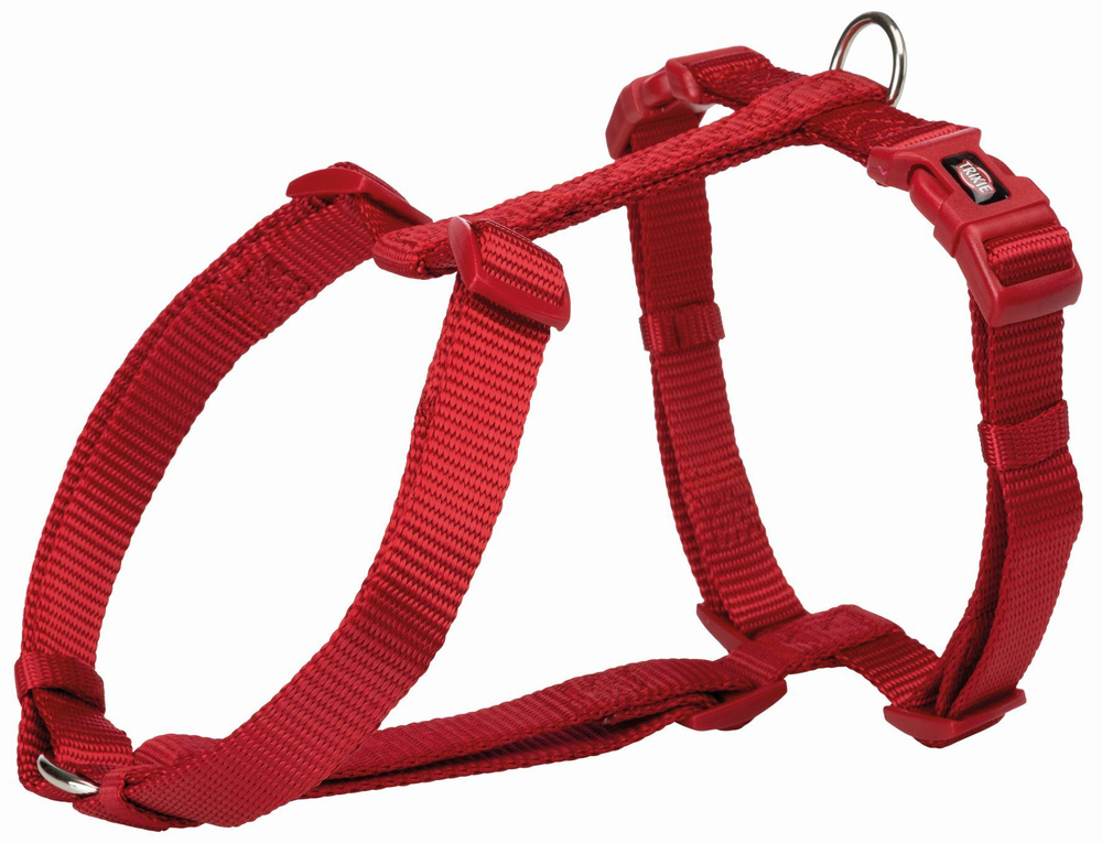 Шлейка для собак Premium H-Harness, XS - S: 30 - 44 см/10 мм, красный #1