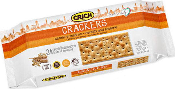 Крекер Crich Crackers with cereals & sesame со злаками и кунжутом, 250г #1