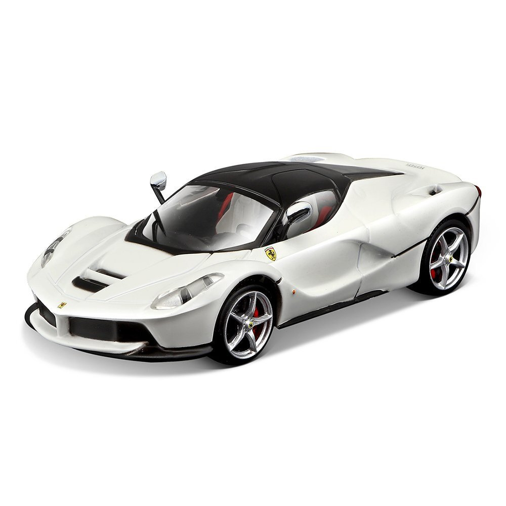 Машинка металлическая Ferrari LaFerrari, резиновые колеса, масштабная коллекционная модель Bburago Ббураго #1