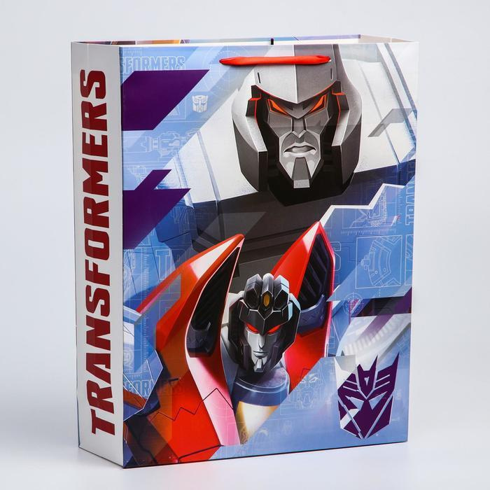 Hasbro, Пакет ламинат вертикальный, 31х40х11 см, Transformers, 2 штуки  #1