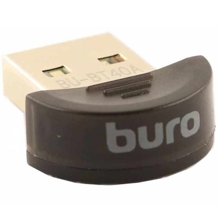 Адаптер USB Buro BU-BT40A - Bluetooth 4.0+EDR class 1.5 20м черный #1