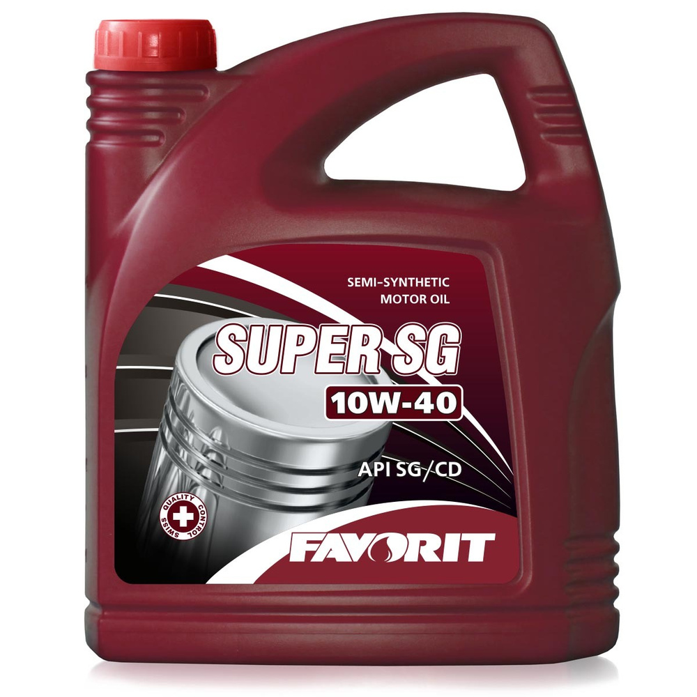 FAVORIT Super 10W-40 Масло моторное, Полусинтетическое, 4.5 л #1