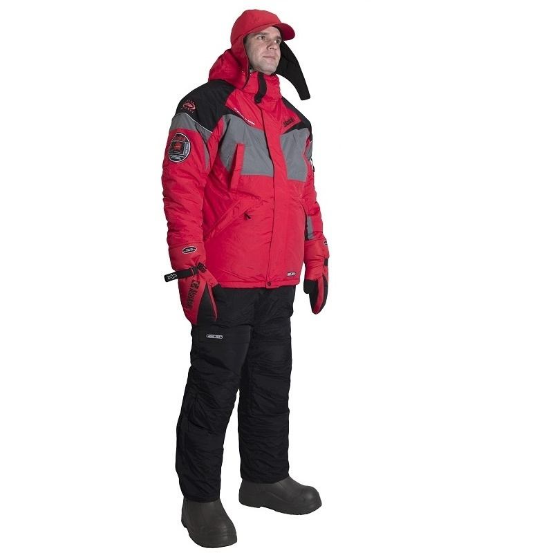 Костюм зимний Alaskan Dakota красный/серый/черный 3XL (куртка+полукомбинезон)  #1