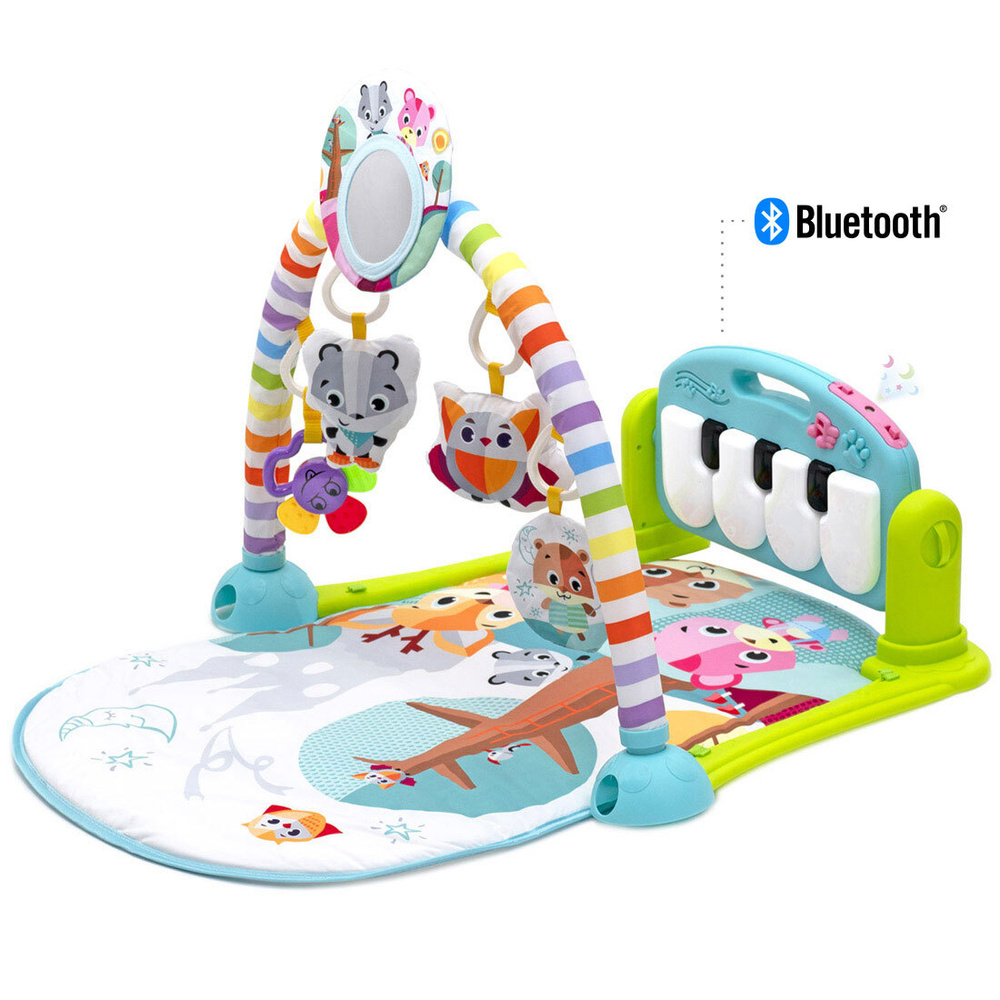 Funkids / Развивающий игровой музыкальный коврик-пианино для детей "Kick & Play Pianomat" с Bluetooth-подключением, #1