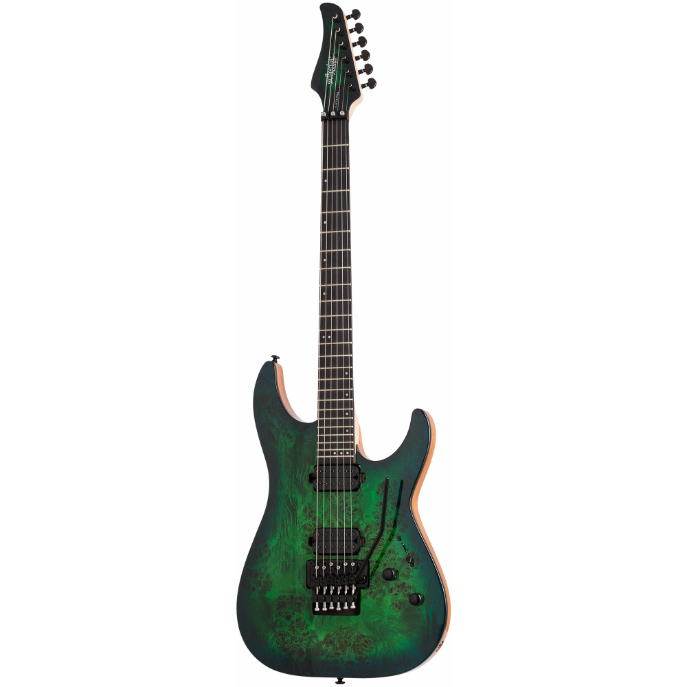 Schecter Электрогитара C-6 FR PRO AQB 6-струнная, корпус Красное дерево  #1