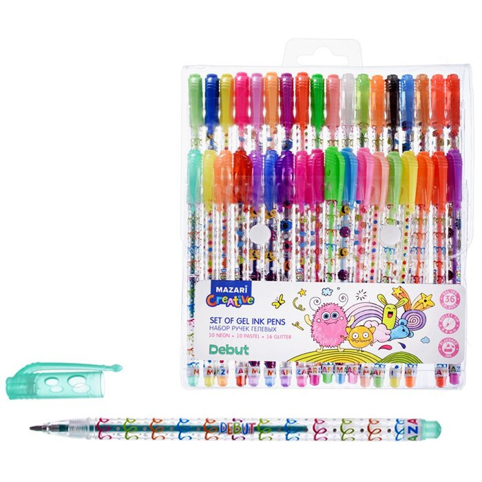 Gel Ink Pens - Set of 10