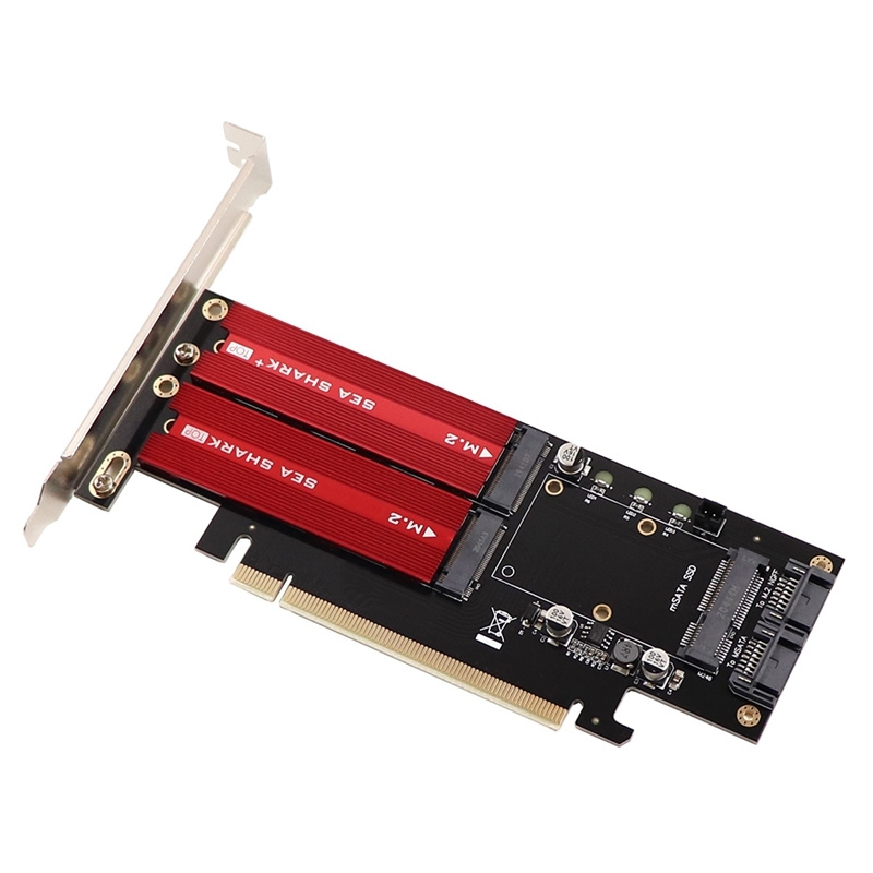 SSD накопитель M2 NVMe NGFF адаптер PCIE 3.0 X16 M Key B Key MSATA PCI ...