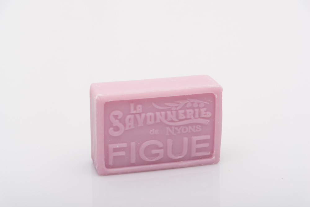 Твердое мыло для рук и тела с инжиром, прямоугольное 100 гр. La Savonnerie de Nyons, Франция.  #1