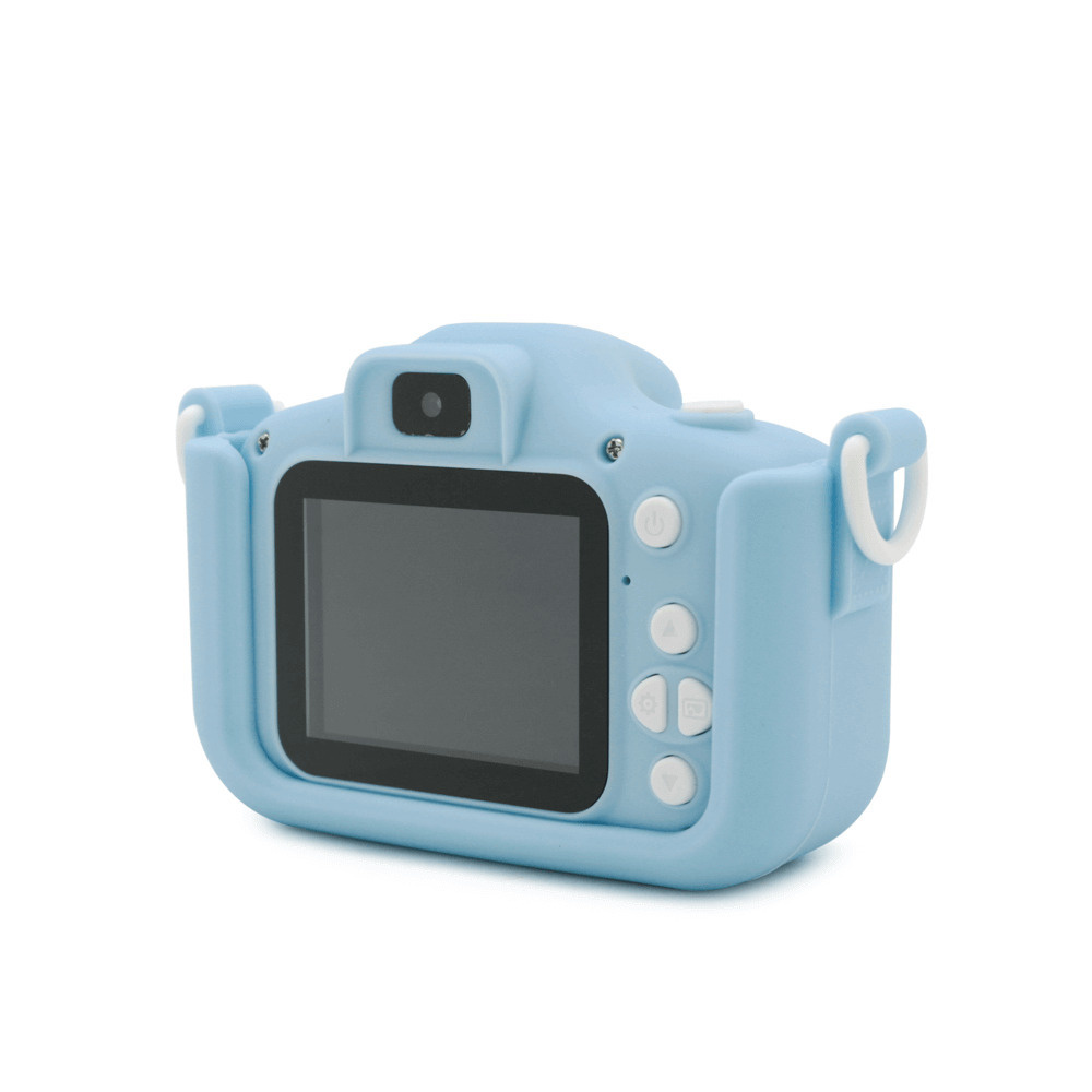 Детский фотоаппарат Kids Camera X5S (голубой) с селфи камерой #1