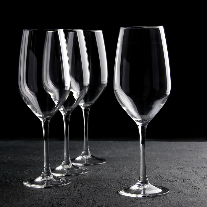 Набор бокалов для вина "Время дегустаций. Бордо", 580 мл, 4 шт.  #1