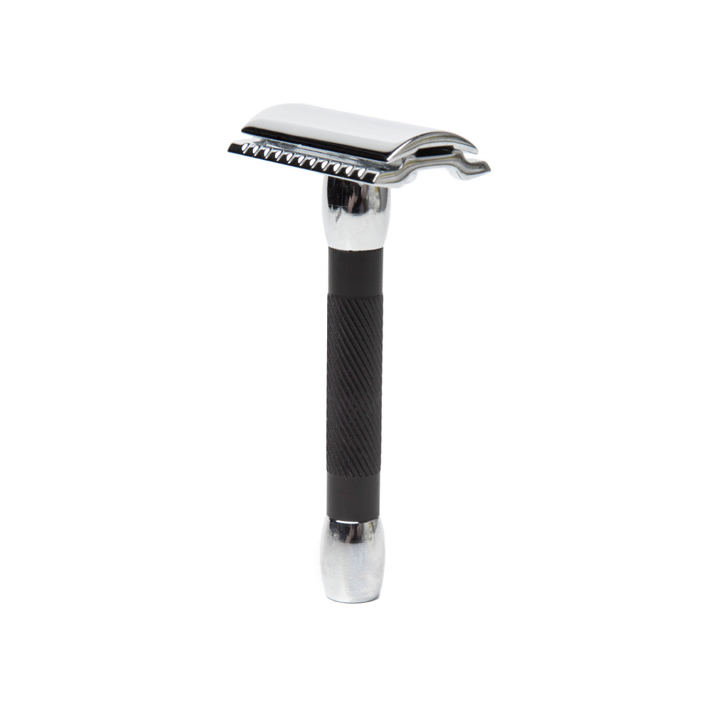 Станок Т- образный для бритья MERKUR, хромированный, черная ручка  #1